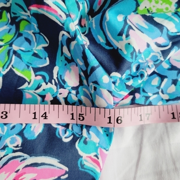 Lilly Pulitzer Mira Shirt Dress in High Tide Navy - Picture 14 of 15